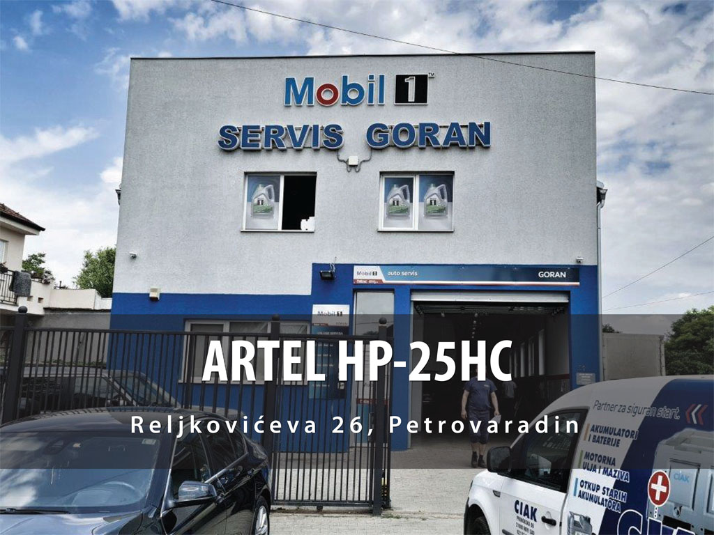 Reljkovićeva Petrovaradin ARTEL HP-25HC
