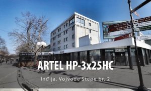 Hotel Central Inđija toplotna pumpa voda-voda ARTEL HP-3x25HC