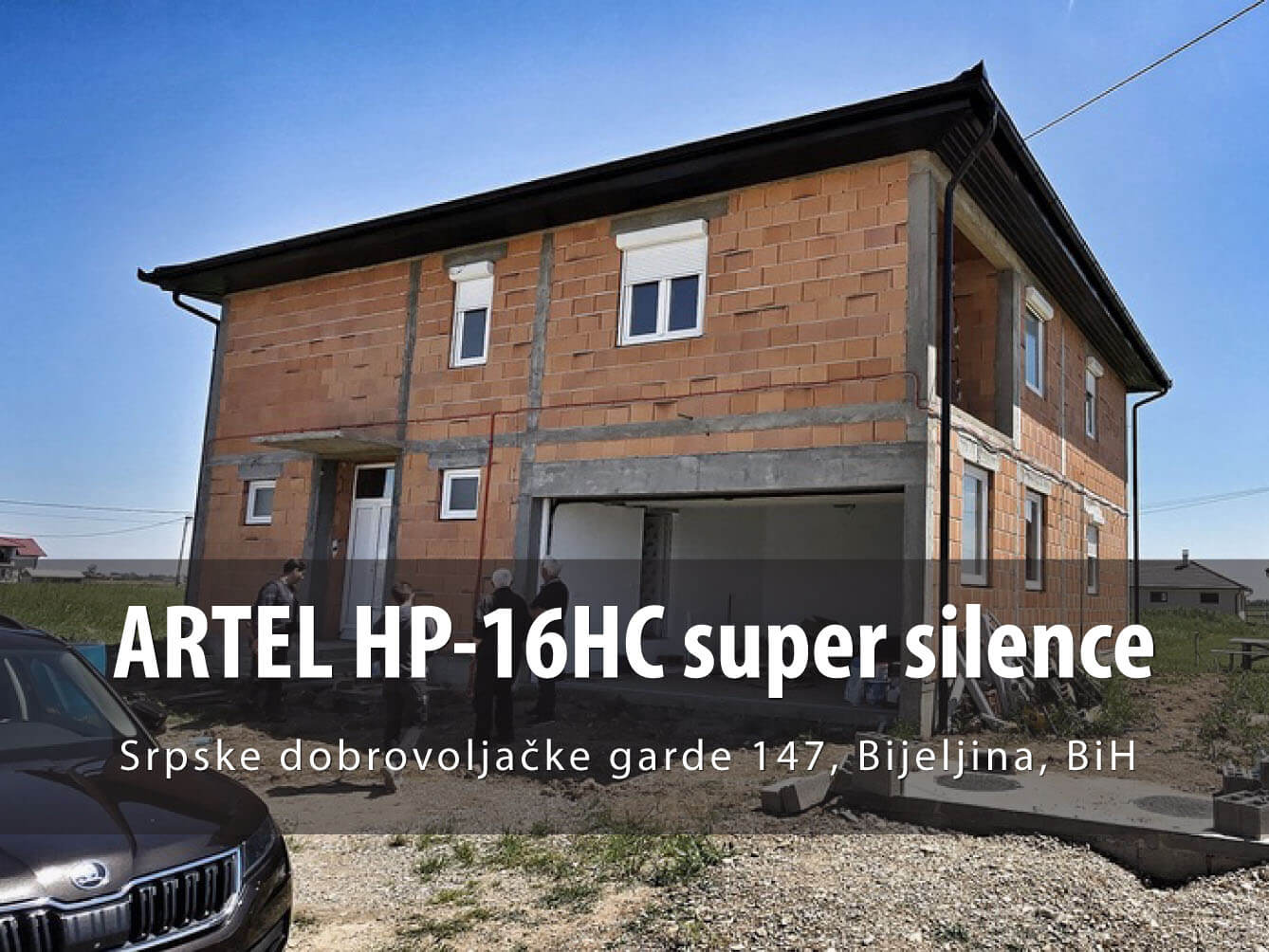 Srpske dobrovoljacke garde Bijeljina toplotna pumpa voda-voda ARTEL HP-16HC Super Silence