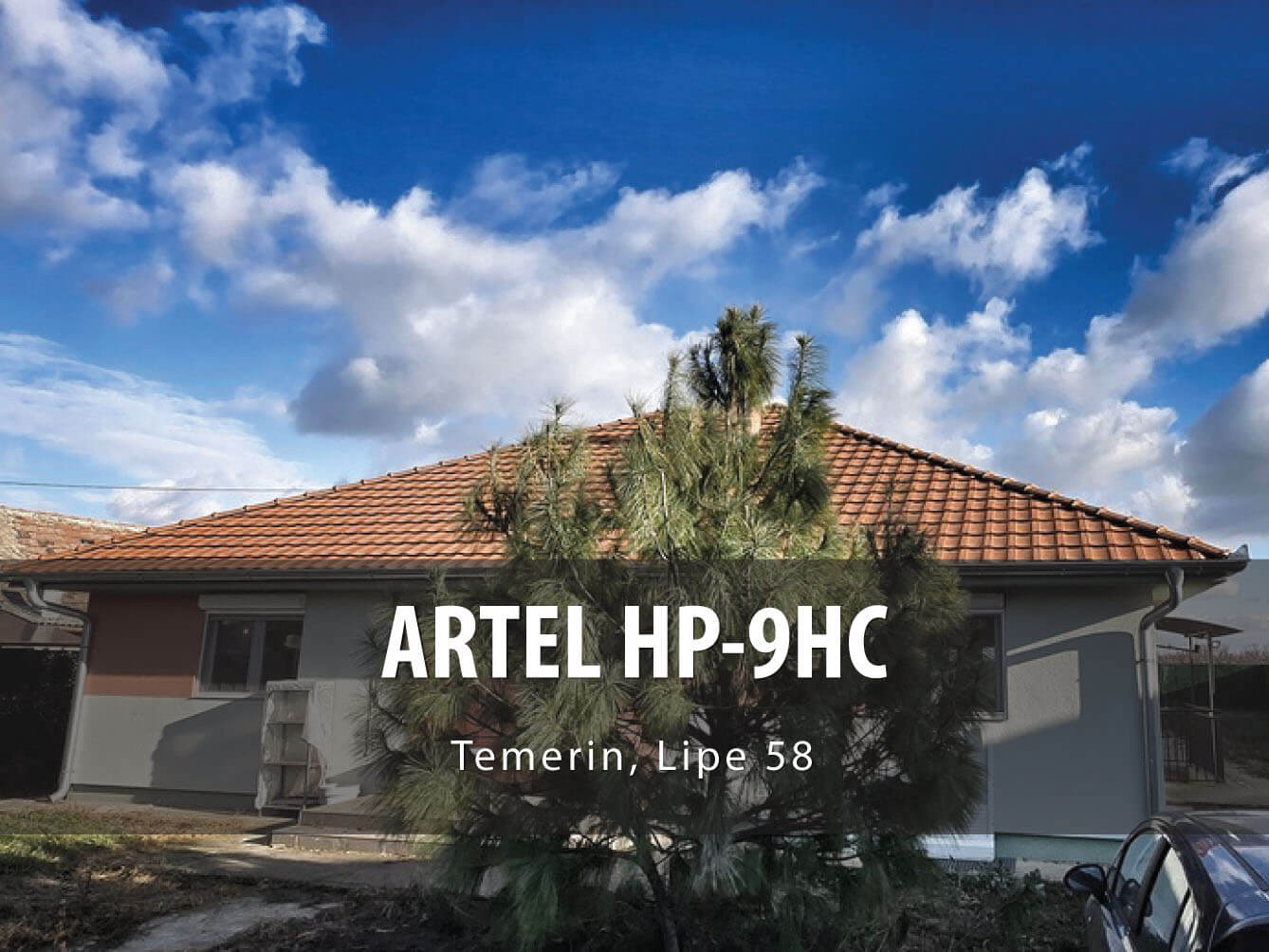 toplotna pumpa voda-voda ARTEL HP-9HC Temerin ulica Lipe 58